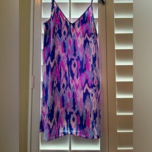 Lilly Pulitzer purple/pink colored Lela Silk Dress size S